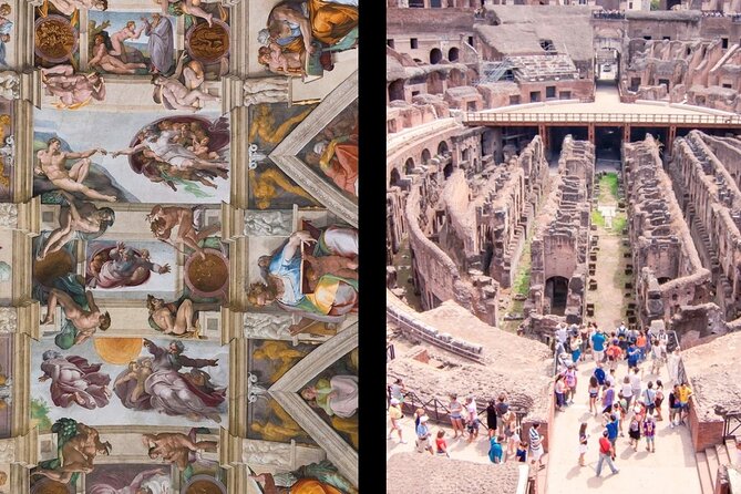 1-Day Rome: Vatican & Colosseum Tour with Transport - Roman Forum Time: Inside Access to Basilica and Saturn Temple