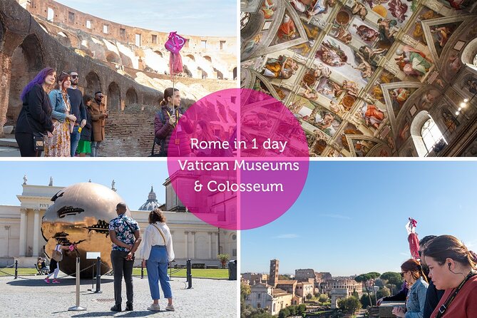 1-Day Rome: Vatican & Colosseum Tour with Transport - Sistine Chapel: The Moment You Need to Act Calm About
