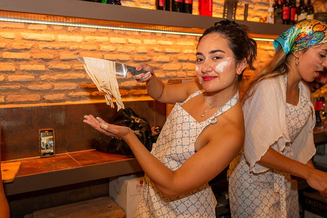 2-in-1 Pasta and Tiramisu Cooking Masterclass in Rome - What You Make: Fresh Fettuccine Plus Carbonara or Cacio e Pepe