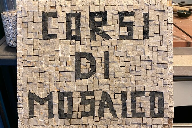 3 Hour Mosaic Lesson in Rome - The Small Group Advantage: Maximum 8 Travelers