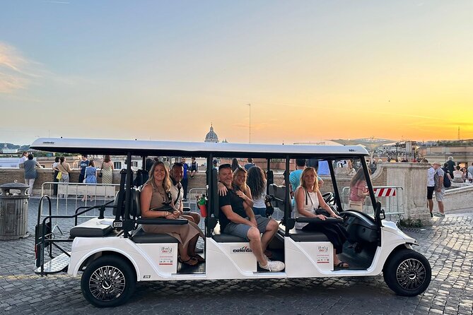 3-Hour Private Golf Cart Tour around Rome - Piazza Venezia, Campidoglio Terrace, and the Pass-By Scenes