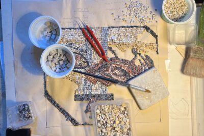 3 Hours Mosaic Workshop in Trastevere - Choosing your pattern and colors (your mosaic, but with guidance)