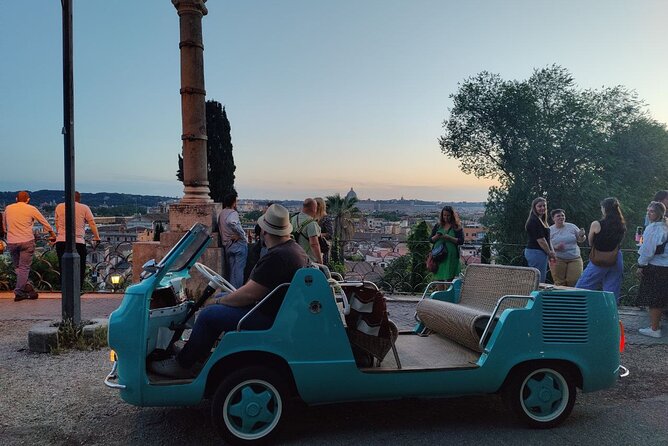 3-Hours Vintage Electric Private Driving Tour of Rome - Column of Marcus Aurelius: what you see from the street versus inside