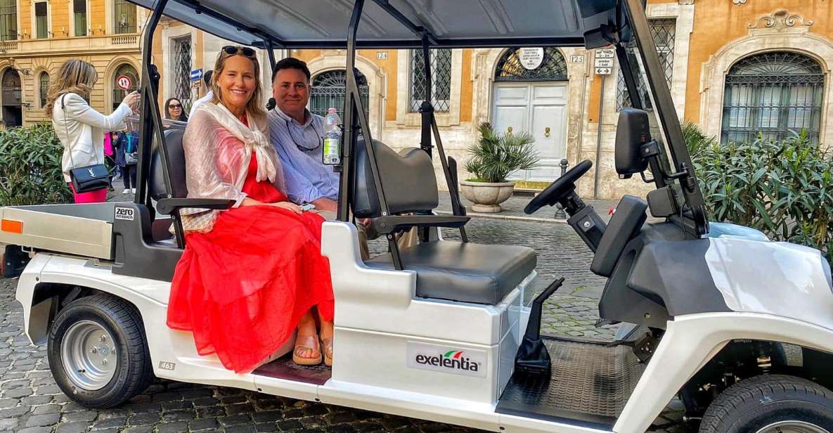 4H Private Golf Cart Tour with Local Guide and Gelato - Your route: the “greatest hits” loop, with Roman details in motion