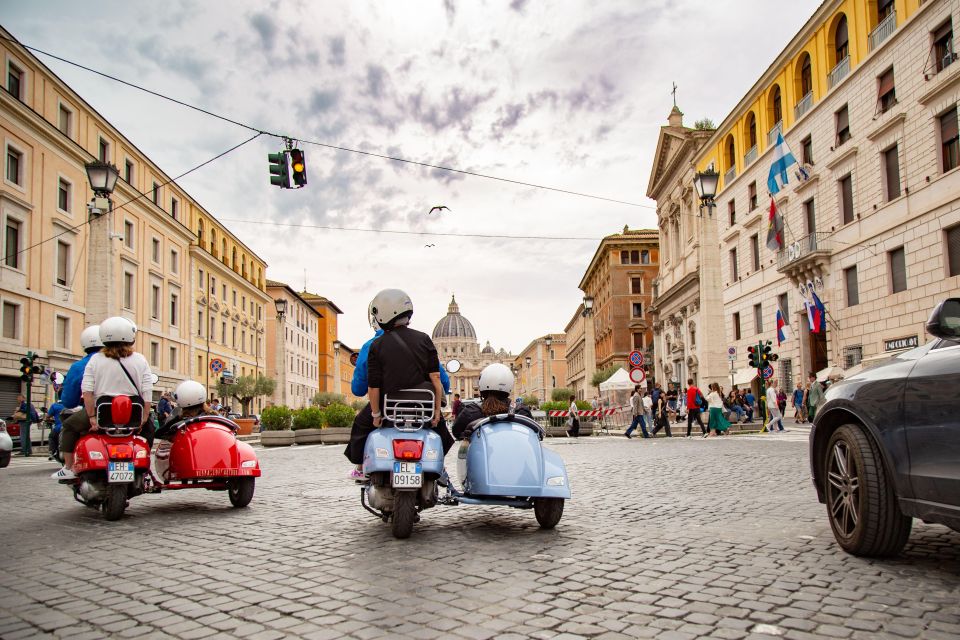 Afternoon Vespa Sidecar Tour with Gourmet Gelato Stop - Why Rome Looks Better From a Vespa Sidecar