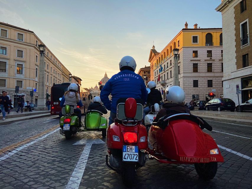 Afternoon Vespa Sidecar Tour with Gourmet Gelato Stop - Gourmet Gelato Stop: Why It’s Placed at the End