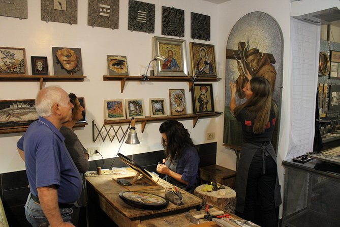 Ancient Mosaic Workshop in Rome - Your hands-on work: cutting marble and building an indirect-style mosaic