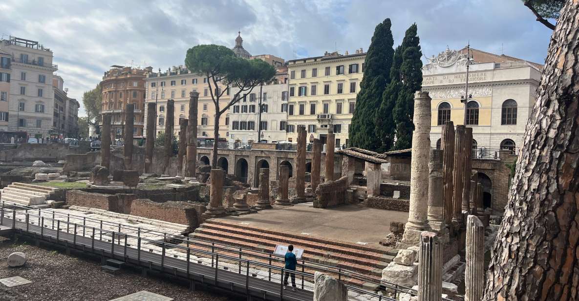 Ancient Rome: Archeological area Largo Argentina - What you’ll actually see: temples, Curia of Pompey, and the “ancient island”