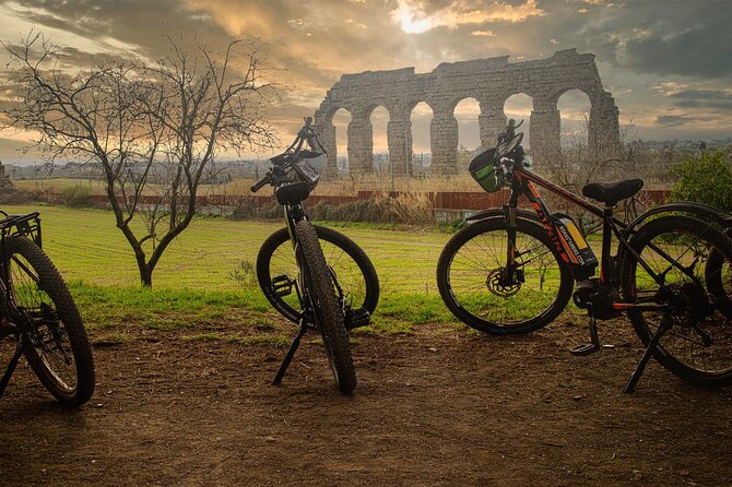 Appian Way Aqueducts Bike Tour with Catacombs & Lunch - Mausoleo di Cecilia Metella and Castrum Caetani: power, then reuse