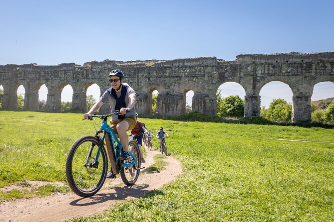 Appian Way Aqueducts Extended E-Bike & Food Adventure -45kms - Stop 1: Via Appia Antica (Appian Way) and the 45 km feel