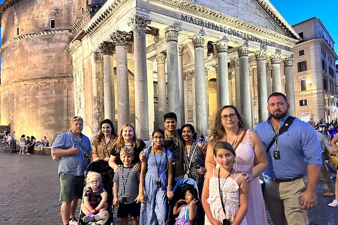 Around Rome City Wonders Fun Game for Kids and Families - Passing by the Pantheon: the classic dome moment without interior time