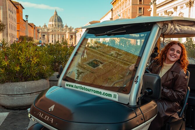 Best of Rome by golf cart - private tour larger groups - Why a private golf cart works for Rome’s tight streets
