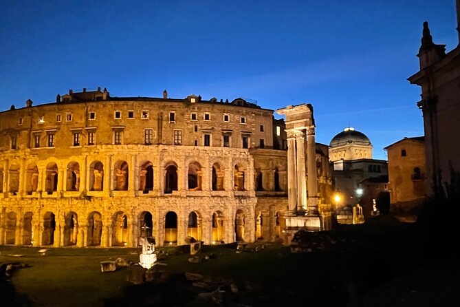 Best of Rome by Night Private Sightseeing Chauffeured Tour | pick up/Drop off - St. Peter’s Square from the outside: the Vatican grandeur shot