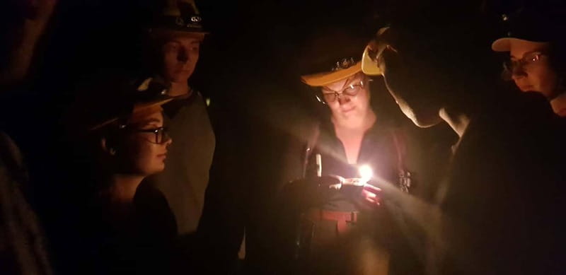 Between Catacombs and ancient Quarries in Rome - Entering Il Labirinto di Roma: helmets, headlamps, and real underground scale