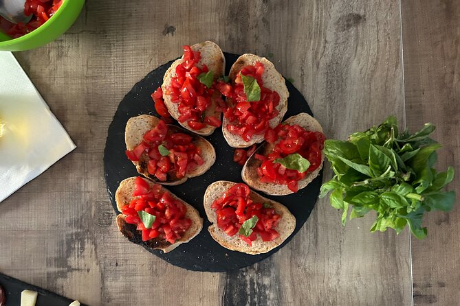 Bruschetta, Fettuccine, Gnocchi, Tiramisu Cooking Class - A mystery-menu cooking dinner party in a Roman villa