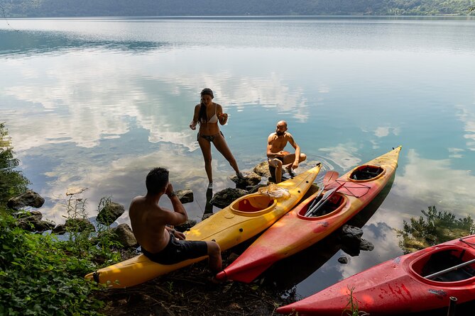 Castel Gandolfo Kayak Tour with Wine and Food Tasting - From Anagnina to Castel Gandolfo: a simple start near Termini
