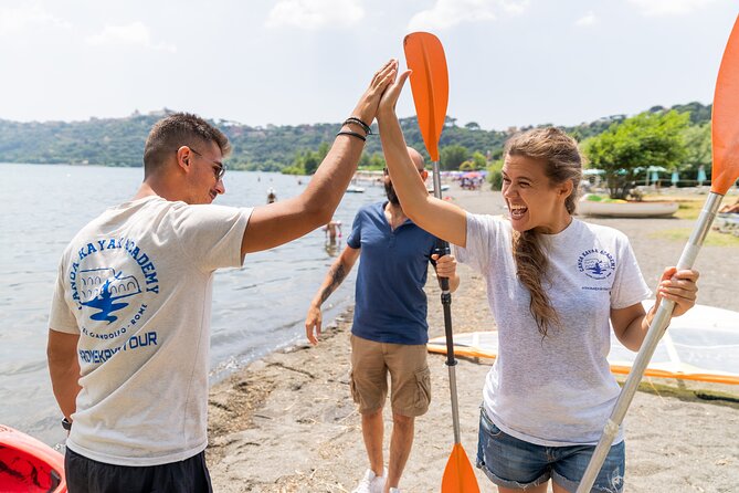 Castel Gandolfo Kayak Tour with Wine and Food Tasting - Two hours kayaking on Lake Albano: pace, scenery, and a refreshing stop