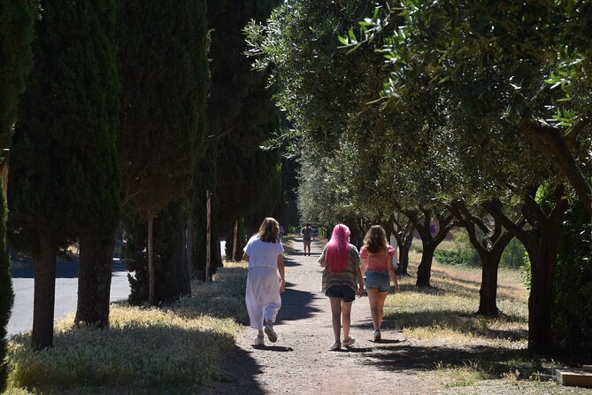 Catacombs, Appian, Aqueducts, in a Fiat500 with a local, Pick-up - Chiesa del Domine Quo Vadis and the footprint moment