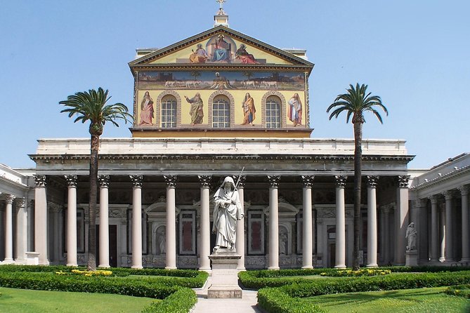 Catacombs, Vatican Museums, Sistine Chapel and Roman Basilicas Private Tour - San Paolo Fuori le Mura: mosaics, an atrium of 150 columns, and light effects