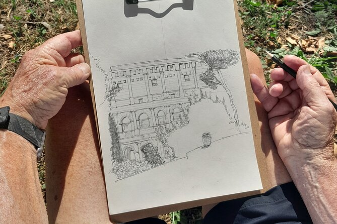 Colosseum Alternative Tour: Sketch & Savor Creative Experience - The drawing session: your pencil becomes the guide