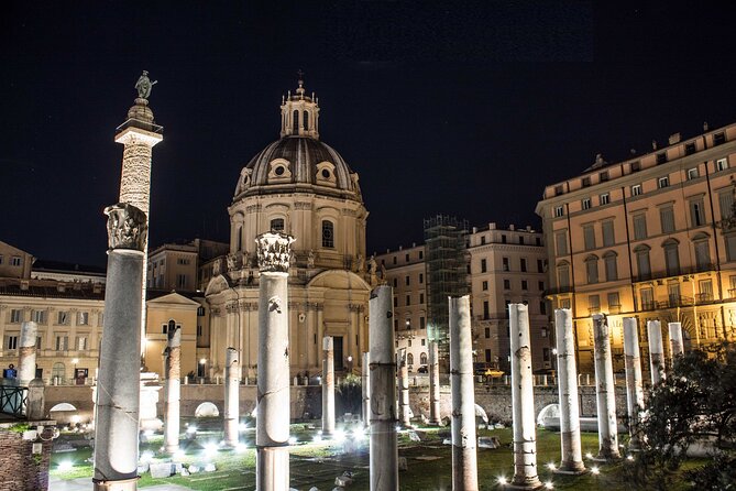 Colosseum & Ancient Rome by Night Guided Walking Tour - Roman Forum from the Street: The Center of Power You Can Still Sense
