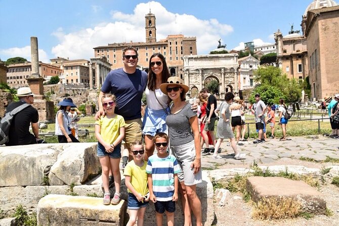 Colosseum & Ancient Rome for Kids Private Family Tour - Stop 2: Roman Forum exploration with ruins, climbs, and a real fountain moment