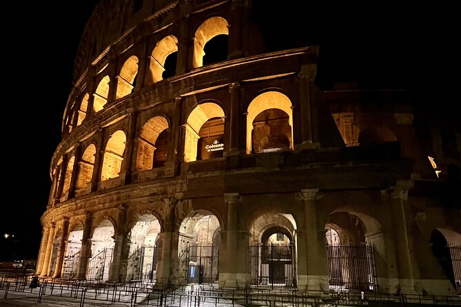 Colosseum and Roman Forum Sightseeing Area Night Walking Tour - Key things to know before you go