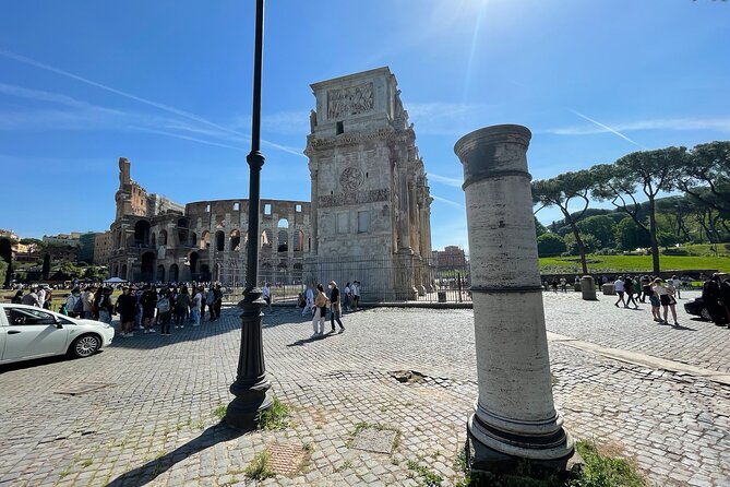 Colosseum Arena and Ancient Rome Private Tour - The Roman Forum with real landmarks and a guide’s map