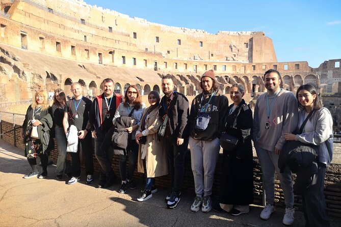 Colosseum Arena Floor & Ancient Rome Semi Private Tour Max 6 PPL - Arena-floor access: standing where performances would have landed