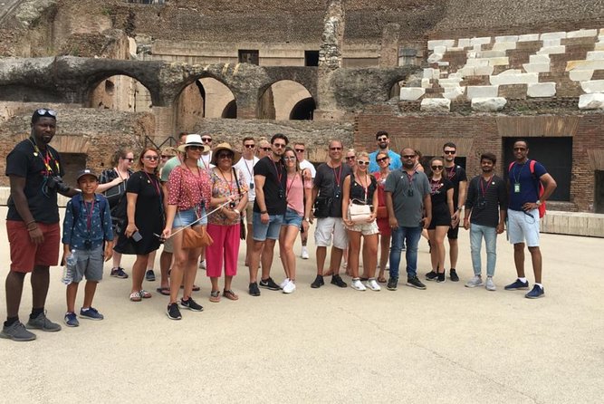 Colosseum Arena Floor Guided Tour- Up To 6 People - Entering Smoothly: ID match, security checks, and meeting time