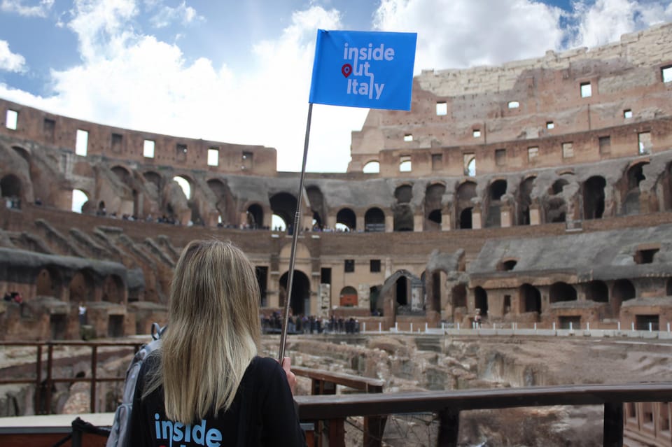 Colosseum Entry with digital audioguide and arena option - The digital audioguide setup: the part you should not rush