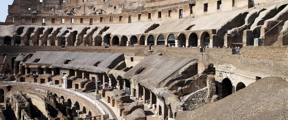 Colosseum, Forum & Palatine with AudioGuide (Arena optional) - Colosseum highlights: rings, the arena, and the dungeons-from-above view