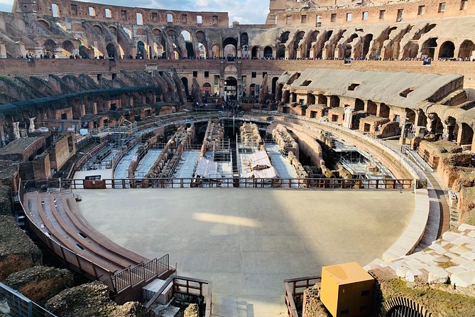 Colosseum Gladiator Arena Floor Complete Tour- Up To 6 People - Colosseum stop (about 1 hour): corridors, arches, and the spectacle machine
