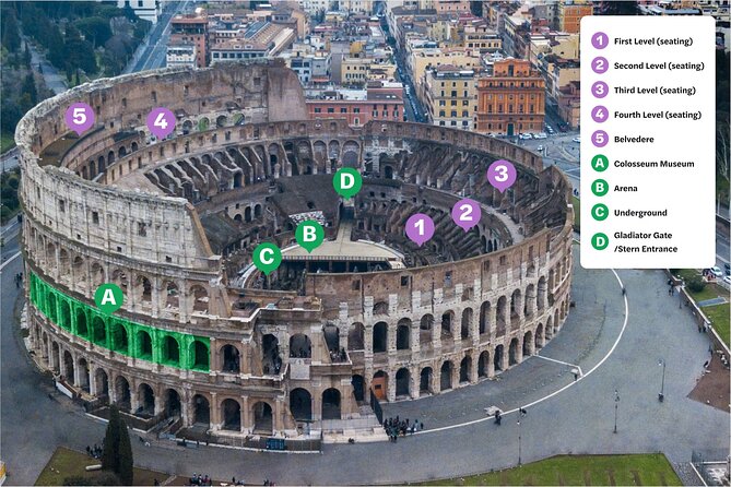 Colosseum, Palatine Hills & Roman Forum Ticket with Audio Guide - Palatine Hill: myth, emperors, and viewpoints over Rome