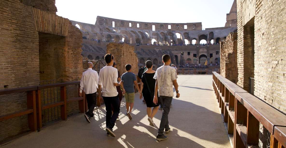 Colosseum: Semi Private Tour with VIP Arena Access - Key things to know before you go