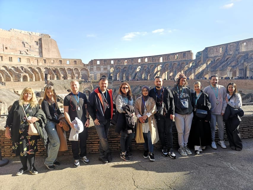 Colosseum Underground All Access Tour with Ancient Rome - Arena floor time: standing where fights happened