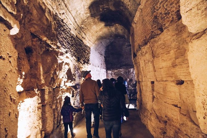 Colosseum Underground, Roman Forum & Cesar Palace Special Access - Skipping the usual entry and walking the arena floor