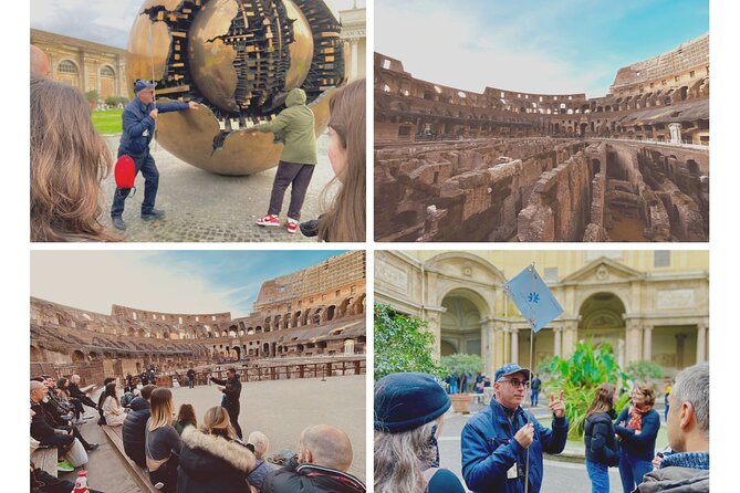 Colosseum with Arena and afternoon Vatican Museums Tour - Vatican Museums highlights: Candelabra, Maps, tapestries (and more)