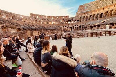 Colosseum with Arena Floor Express Guided Tour - Meeting point at Santi Cosma e Damiano: the real-world logistics