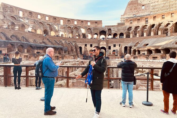Colosseum with Arena Floor Express Guided Tour - Heat season reality: why duration can double in July and August