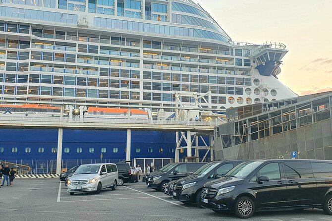 DA Rome to your cruise ship in Civitavecchia Port - Cruise Terminal Drop-Off in Civitavecchia