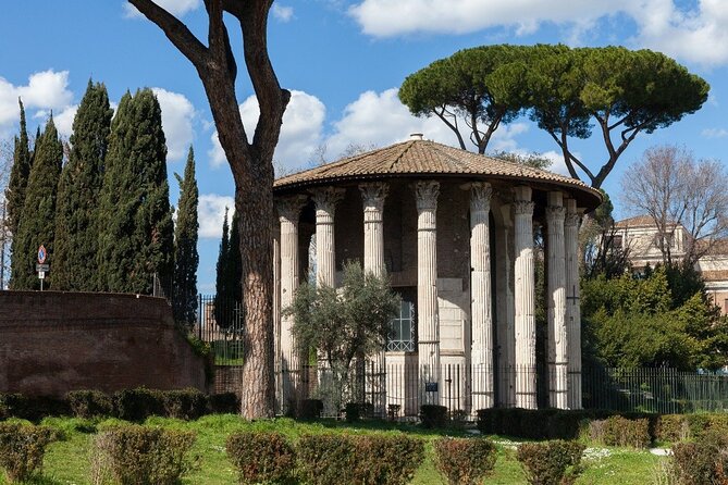 Day drinking in Rome - Scandalous Roman History - Temple of Hercules Victor and wine with imperial confidence