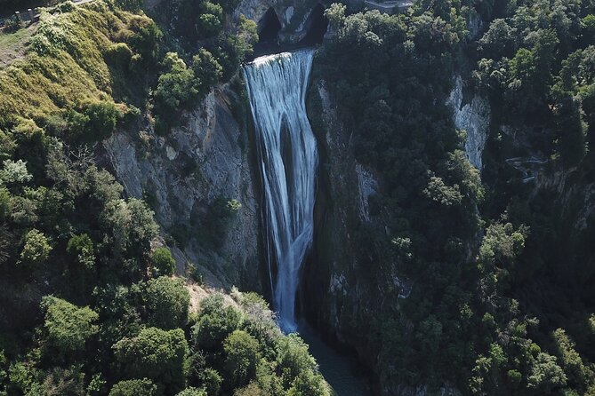 Day Trip Rome Car Tivoli Unesco Villa D'este & Hadrian Villa - The 80-meter waterfall break at Cascata dell’Aniene