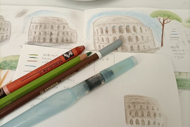 Design your own Postcard of Rome - tour with artistic activity - How This Fits Into a Rome Itinerary (Without Killing Your Energy)