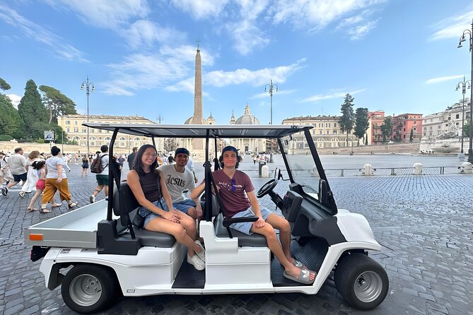 Discover Rome Highlights by Golf Cart Tour private tour - Where the tour starts (and how the end location helps)
