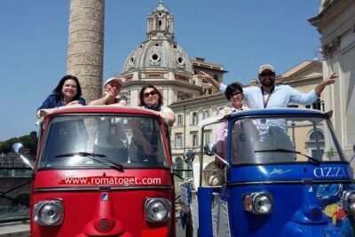 Discover the famous seven hills of Rome with the calessino bee - Guide energy: what you get from Andrea and Marco
