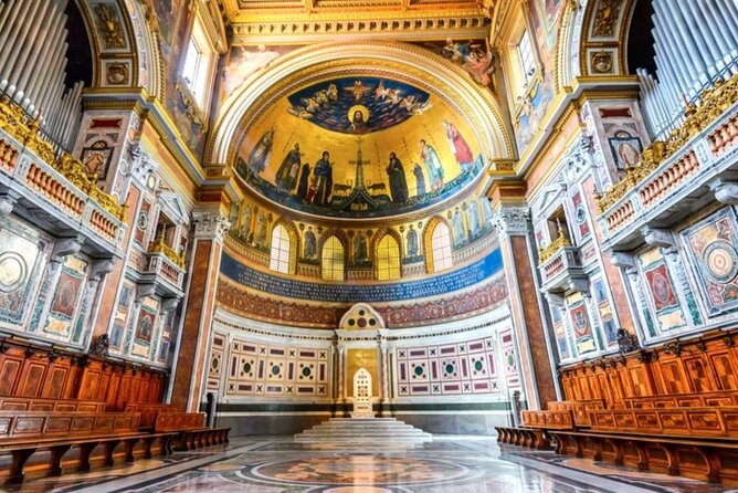 Divine Masterpieces: Guided Tour of Rome's Churches and Art - Santa Maria Maggiore: Marian devotion, papal importance, and the snowfall story