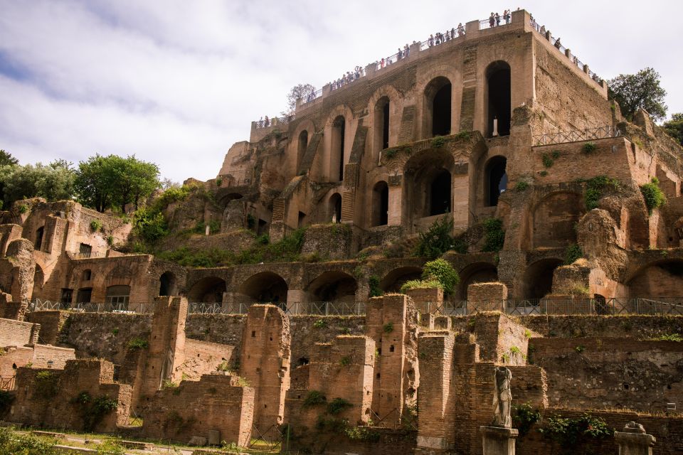 Domus Tiberiana, Palatine Hill and Roman Forum Guided Tour - Palatine Hill: start at Rome’s legend, not its ruins