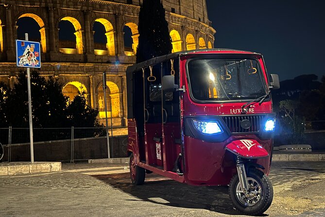 E-Tuk Tour: Rome by Night - Piazza di Spagna to the Trevi Fountain: the classic start, lit up