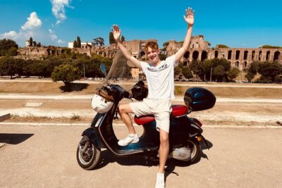 English: Vespa Tour Rome- Experience like a Roman - Circo Massimo: seeing scale the Roman way